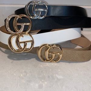 Fashion belts 4 of them brand new one size